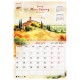 Календарь-планер настенный перекидной 2024 г., 12 листов, 30х22 см, 'Пейзажи', BRAUBERG, 115345