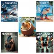 Тетрадь А5 48 л., HATBER, скоба, клетка, обложка картон, Brain rot content (микс в спайке), 093131, 48Т5В1