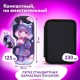 Пенал ЮНЛАНДИЯ, 1 отделение, 1 откидная планка, карман, EVA покрытие soft-touch, 22х10х5 см, 'Sky Girl', 273183