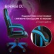 Кресло компьютерное BRABIX 'Tanto GM-171', TW/экокожа, черное/голубое, 532575, 7083503