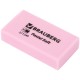 Ластики BRAUBERG PASTEL SOFT НАБОР 6 шт., размер ластика 45х25х10 мм, экологичный ПВХ, 271340