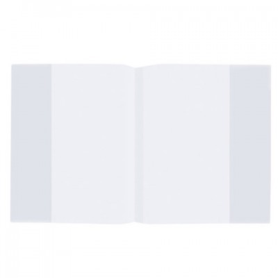 Обложка ПП для тетради и дневника ПИФАГОР прозрачная, плотная, 210х350 мм, 60 мкм, 223075