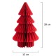 Украшение новогоднее интерьерное из бумаги, 'Елочка', 20 см, бордовый цвет, ЗОЛОТАЯ СКАЗКА, 592601