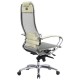 Кресло офисное МЕТТА 'SAMURAI' S-1, сверхпрочная ткань-сетка, бежевое