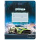 Тетрадь 12 л. BRAUBERG клетка, обложка картон, SPORT CARS, 107778