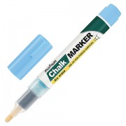 Маркер меловой MUNHWA 'Chalk Marker', 3 мм, ГОЛУБОЙ, сухостираемый, для гладких поверхностей, CM-02