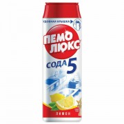 Чистящее средство 480 г, ПЕМОЛЮКС Сода-5, 'Лимон', порошок, 2415944