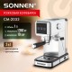 Кофеварка рожковая SONNEN CM-2033, ручной капучинатор, сенсор, 1 л, 1350 Вт, 19 бар, 457883