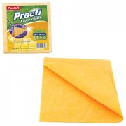 Тряпка для мытья пола, 50х60 см, 200 г/м2, вискоза (ИПП), оранжевые, PACLAN 'Practi Floor cloth', 163427