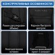 Рюкзак BRAUBERG CONTENT универсальный, 3 отделения, светоотражающий принт, 'Minimal', 47х33х18 см, 273844