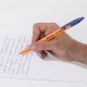 Ручка шариковая BRAUBERG 'ULTRA ORANGE', СИНЯЯ, узел 0,7 мм, чернила ГЕРМАНИЯ, наконечник ШВЕЙЦАРИЯ, 143562