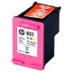 Картридж струйный HP (С2P11AE) Ink Advantage 5575/5645/OfficeJet 202, №651, цветной, оригинальный, ресурс 300 стр., C2P11AE