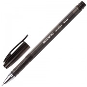 Ручка гелевая BRAUBERG 'Income', ЧЕРНАЯ, корпус тонированный, игольчатый узел 0,5 мм, линия письма 0,35 мм, 141517