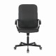 Кресло офисное BRABIX 'Simple EX-521', компактная упаковка, экокожа, черное, 532103
