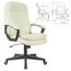 Кресло офисное BRABIX PREMIUM 'Omega EX-589', экокожа, бежевое, 532095