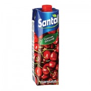 Напиток сокосодержащий SANTAL (Сантал) Red, красная вишня, 1 л, тетра-пак, 547754