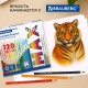 Карандаши цветные супермягкие яркие классические BRAUBERG MAX 120 цветов, шестигранные, натуральное дерево, грифель 3,3 мм, 182006