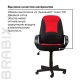Кресло офисное BRABIX 'City EX-512', ткань черная/красная, TW, 531408