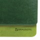 Планинг датированный 2021 (305х140 мм) BRAUBERG 'Bond', кожзам, зеленый/салатовый, 111508