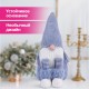 Украшение новогоднее интерьерное, 63 см, 'Гном в костюме', полиэстер, пенопласт, ЗОЛОТАЯ СКАЗКА, 592568