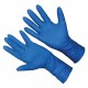 Перчатки латексные прочные (High Risk) КОМПЛЕКТ 25 пар (50 шт.) неопудренные, размер XL, синие, ADM, HR004G