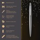 Ручка шариковая PARKER 'Jotter Core Stainless Steel CT', ежедневник А5 черный, пакет, 880891