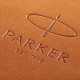 Набор PARKER: ручка перьевая 'Urban Premium Ebony Metal CT', перо М, синяя и блокнот, 2018976