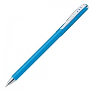 Ручка подарочная шариковая PIERRE CARDIN 'Actuel', корпус голубой, алюминий, хром, синяя, PC0702BP