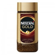 Кофе молотый в растворимом NESCAFE (Нескафе) 'Gold', сублимированный, 190 г, стеклянная банка, 12135508