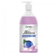 Мыло-крем жидкое 1 л GRASS MILANA 'Черника в йогурте', дозатор, 126301