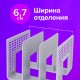 Лоток-сортер для бумаг BRAUBERG 'Radikal', 3 отделения, 207х212х165 мм, сетчатый, серый, 235365