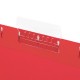 Подвесные папки A4/Foolscap (404х240 мм) до 80 л., КОМПЛЕКТ 10 шт., красные, картон, STAFF, 270936