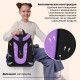 Ранец BRAUBERG SHINY, 2 отделения, с брелоком, 'Милая мордочка', 38х28х14 см, 273142