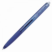 Ручка шариковая масляная автоматическая с грипом PILOT 'Super Grip G', СИНЯЯ, узел 0,7 мм, линия письма 0,22 мм, BPGG-8R-F-L