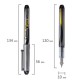 Ручка перьевая PILOT V-Pen, ЧЕРНАЯ, корпус серый, линия письма 0,58 мм, SVP-4M B