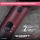 Фен SCARLETT SC-HD70I38, 2000 Вт, 2 скорости, 3 температурных режима, ионизация, черный/бордовый