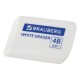 Ластик BRAUBERG 'WHITE', 45х28х12 мм, скошенный, белый, 272734