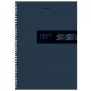 Тетрадь А4, 80 л., ОФИСМАГ, гребень, клетка, обложка картон, ОФИС, 405633