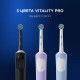 Зубная щетка электрическая ORAL-B (Орал-би) Vitality Pro, БЕЛАЯ/ГОЛУБАЯ, 1 насадка, 53019436