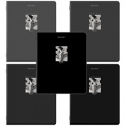 Тетради ДЭК А5 48 л. КОМПЛЕКТ 5 шт. BRAUBERG, скоба, клетка, SoftTouch, 'PURPOSE', 404914