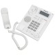 Телефон PANASONIC KX-TS2388RUW, АОН, спикерфон, память 50 номеров в справочнике, тональный/импульсный режим, белый