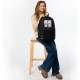 Рюкзак BRAUBERG FASHION CITY универсальный, карман-антивор, 'Hamsters', черный, 44х31х16 см, 273840