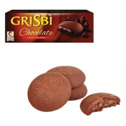 Печенье GRISBI (Гризби) 'Chocolate', с начинкой из шоколадного крема, 150 г, Италия, 13827