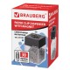 Скрепочница магнитная BRAUBERG с 30 скрепками, прозрачный корпус, 225189