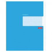 Тетрадь А5 48 л., HATBER скоба, клетка, обложка картон, 'Синяя', 074511, 48Т5В1_27561