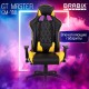 Кресло компьютерное BRABIX 'GT Master GM-110', две подушки, экокожа, черное/желтое, 531927