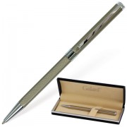 Ручка подарочная шариковая GALANT 'Stiletto Chrome', тонкий корпус, серебристый, хромированные детали, пишущий узел 0,7 мм, синяя, 140528