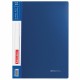 Папка на 2 кольцах BRAUBERG 'Стандарт', 25 мм, синяя, до 170 листов, 0,8 мм, 221615