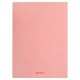 Тетрадь-скетчбук 60 л. обложка кожзам под замшу, сшивка, B5 (179х250мм), 70 г/м2, РОЗОВЫЙ, BRAUBERG CAPRISE, 403863