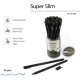 Ручка гелевая BRUNO VISCONTI 'Super Slim Black', СИНЯЯ, узел 0,28 мм, линия 0,2 мм, 20-0398